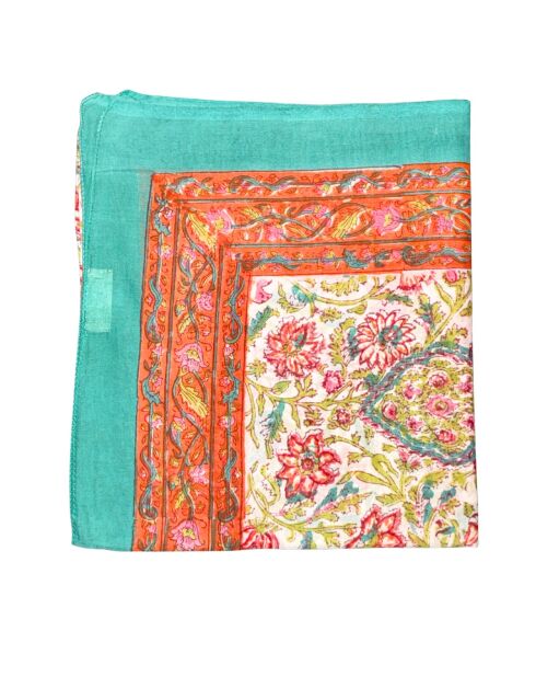 Pondicherry groene katoenen sarong