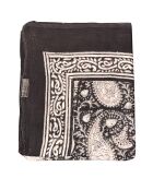 Pareo Pondicherry in cotone marrone scuro