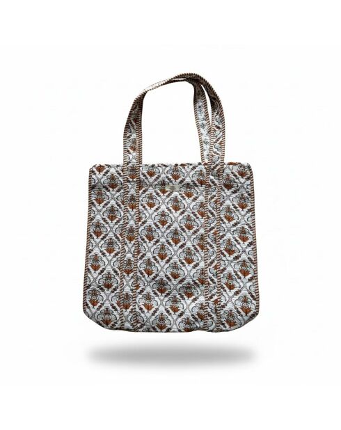 Nagpur-Tasche, geräumig, elegant und vielseitig, hellgelb - 45×35 cm