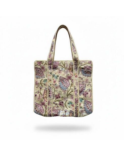 Nagpur-Tasche, geräumig, elegant und vielseitig, hellgelb - 45×35 cm