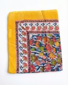 Pondichery sarong in gele katoenen voile