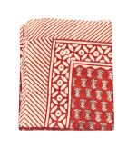 Pondicherry rode diagonale katoenen sarong