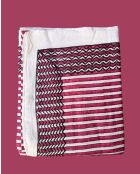 Pondichery sarong in roze katoenen voile