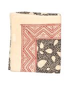 Cremefarbener Pondicherry Baumwollsarong