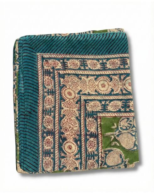 Pondichery sarong in groene katoenen voile