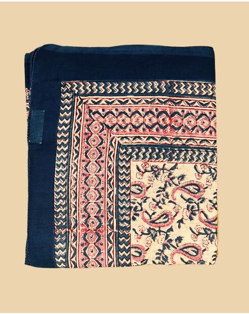 Pondichery beiger Sarong aus Baumwollvoile