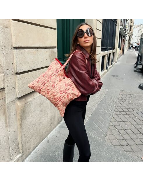 Tasche Nagpur, geräumig, elegant und vielseitig, burgunderrot - 45×35 cm