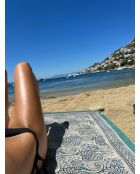 Pondichery sarong in groene katoenen voile