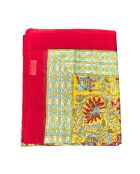 Pondicherry rood/gele katoenen sarong
