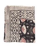 Pondicherry schwarz/cremefarbener Baumwollsarong