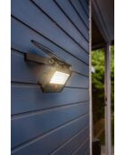 Spot solaire mural très éclairant avec détecteur de présence - 19,35x4,2x9,7 cm