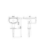 Spot solaire à planter