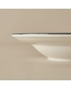 Assiette à pâtes pour les amoureux des livres noir - 28 cm