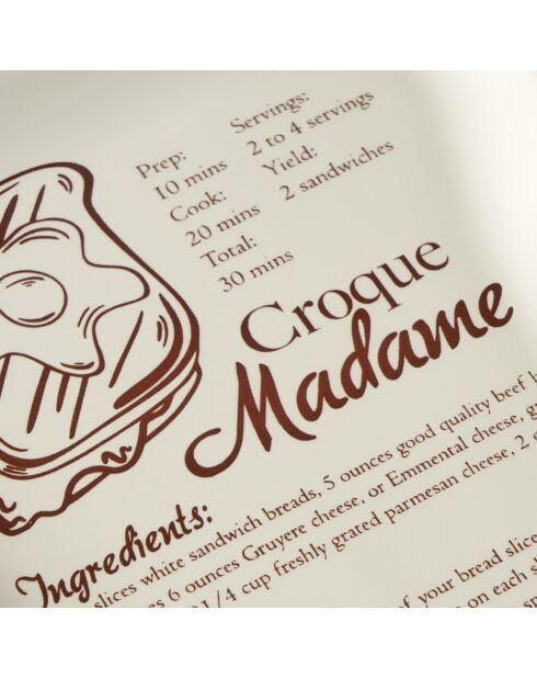 Lot de vaisselle de petit-déjeuner brun - 8 pièces