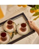 Set de 6 vasos de té Lemoncello multicolores