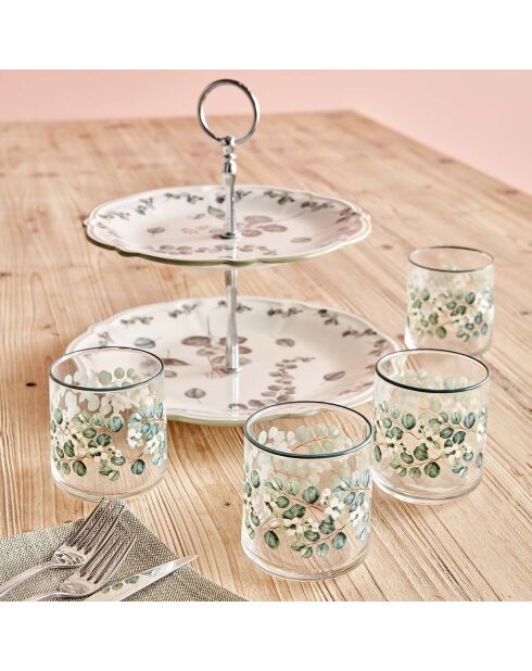 Ocaliptus frisdrankglas 280 ml groen - 280 cc