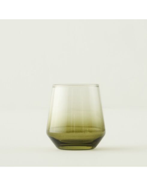 Set de 6 vasos de café de color verde