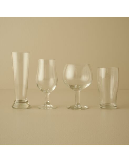 Bicchiere da birra in tazza naturale - 600 cc