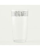 Bicchiere da bibita Motto nero - 570 cc