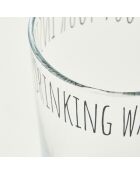 Bicchiere da bibita Motto nero - 570 cc