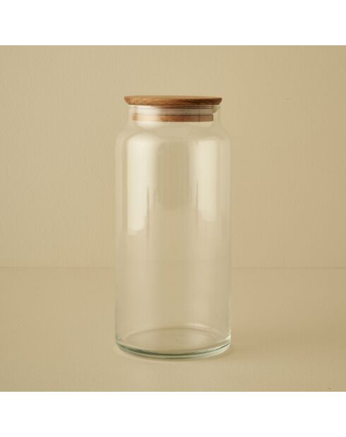Barattolo Joye con coperchio in legno naturale - 1400 cc