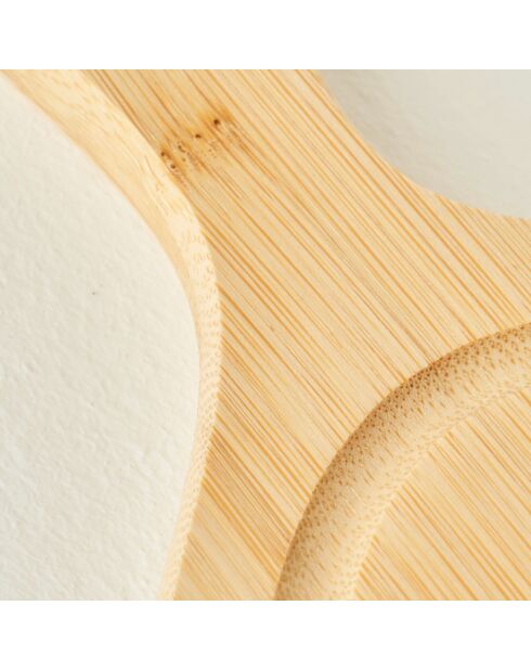 Tagliere in bambù naturale Lia - 39x18x1,5 cm