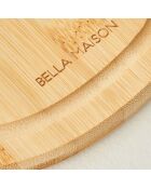 Tagliere in bambù naturale Lia - 39x18x1,5 cm