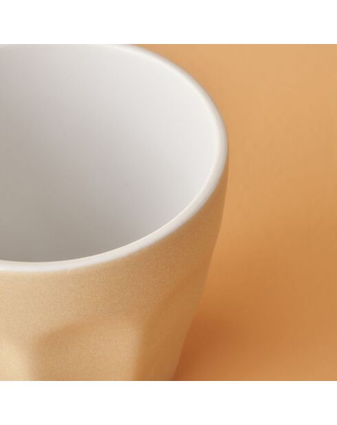 Set di 4 tazze da caffè multicolori