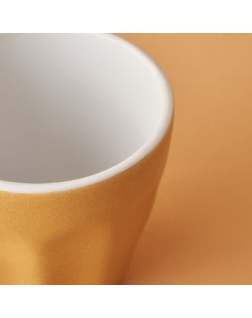 Set di 4 tazze da caffè multicolori