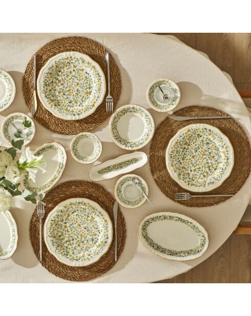 Set de desayuno amarillo Loren - 26 piezas