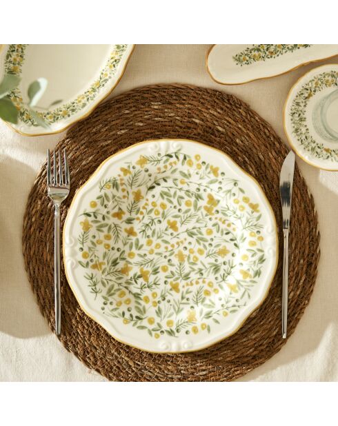 Set de desayuno amarillo Loren - 26 piezas