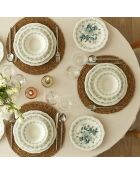 Set da tavola Isabella verde - 24 pezzi