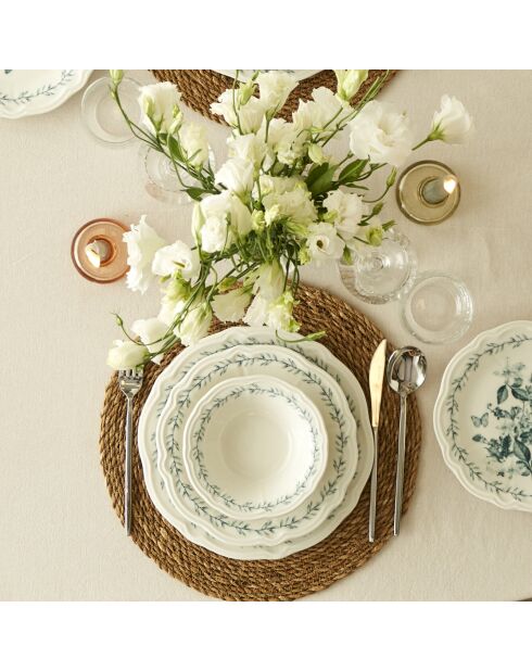 Set da tavola Isabella verde - 24 pezzi