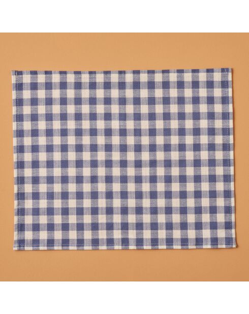 Set de table place mat bleu - 35x45 cm