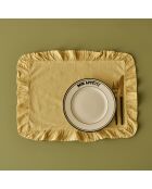 Set de table élégant jaune - 35x45 cm