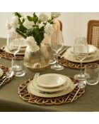 Servicio de mesa multicolor Lena - 12 piezas