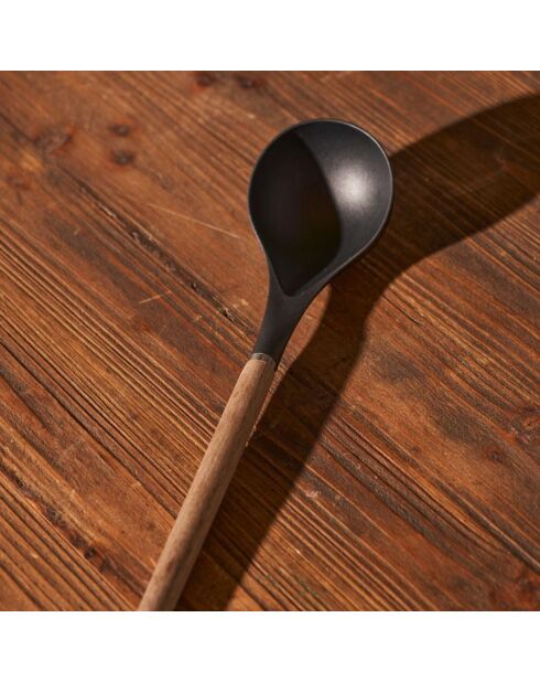 Mestolo da minestra nero Golby - 32,5x7,5 cm