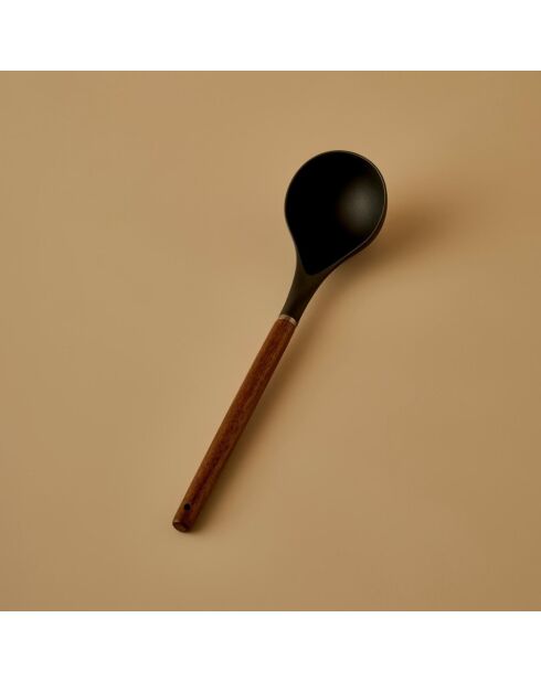 Mestolo da minestra nero Golby - 32,5x7,5 cm