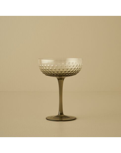 Set de 6 vasos de martini Bubble verdes