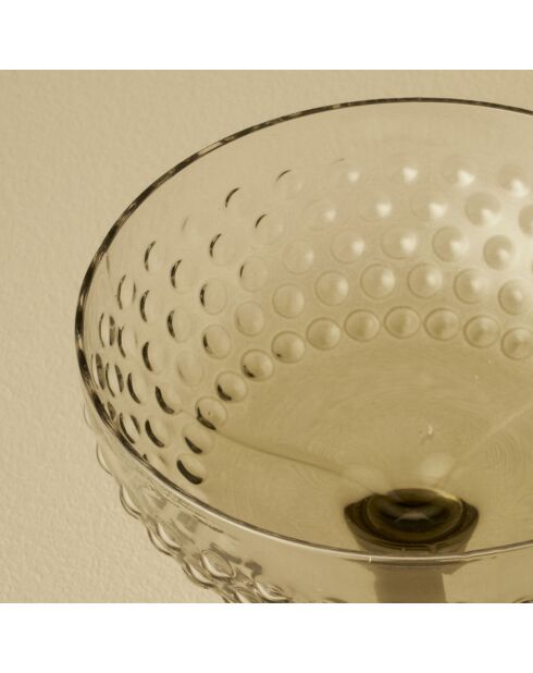 Set de 6 vasos de martini Bubble verdes