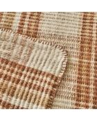 Coperta doppia scozzese Noah brown - 200x220 cm