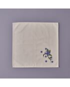 Veelkleurig servet met bosbessen - 40x40 cm