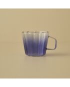 Coppa in vetro blu - 340 cc