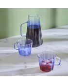 Coppa in vetro blu - 340 cc