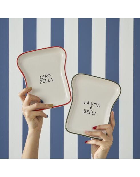 Un juego de desayuno Line multicolor - 8 piezas