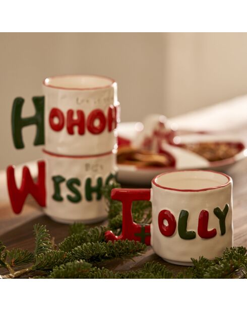 Tasse Nouvel An multicolore - 360 cc