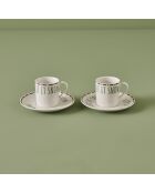 Set di 2 tazze da caffè Jolly multicolori