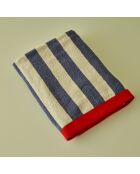 Blaues Leinen-Badetuch - 90x150 cm