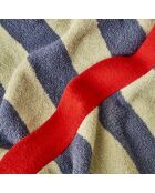 Blaues Leinen-Badetuch - 90x150 cm