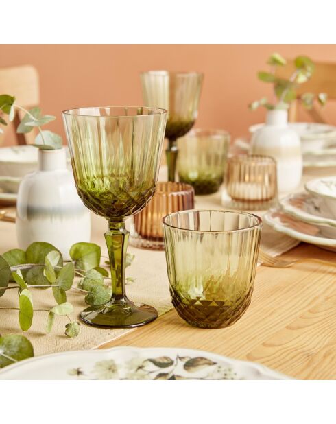 Bicchiere da bibita Colore Cut verde - 320cc